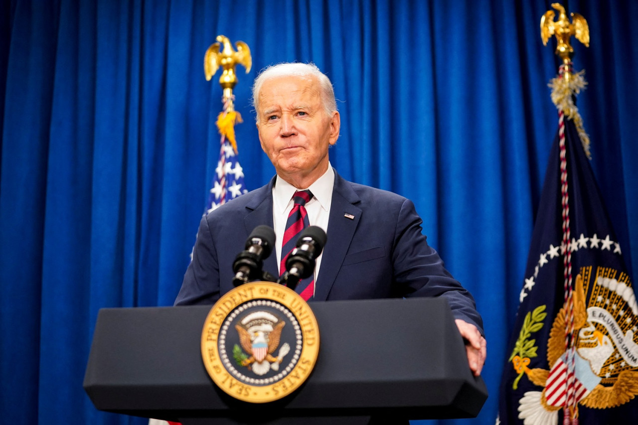 Joe Biden abandona la presidencia de EEUU. Foto: Reuters / Nathan Howard