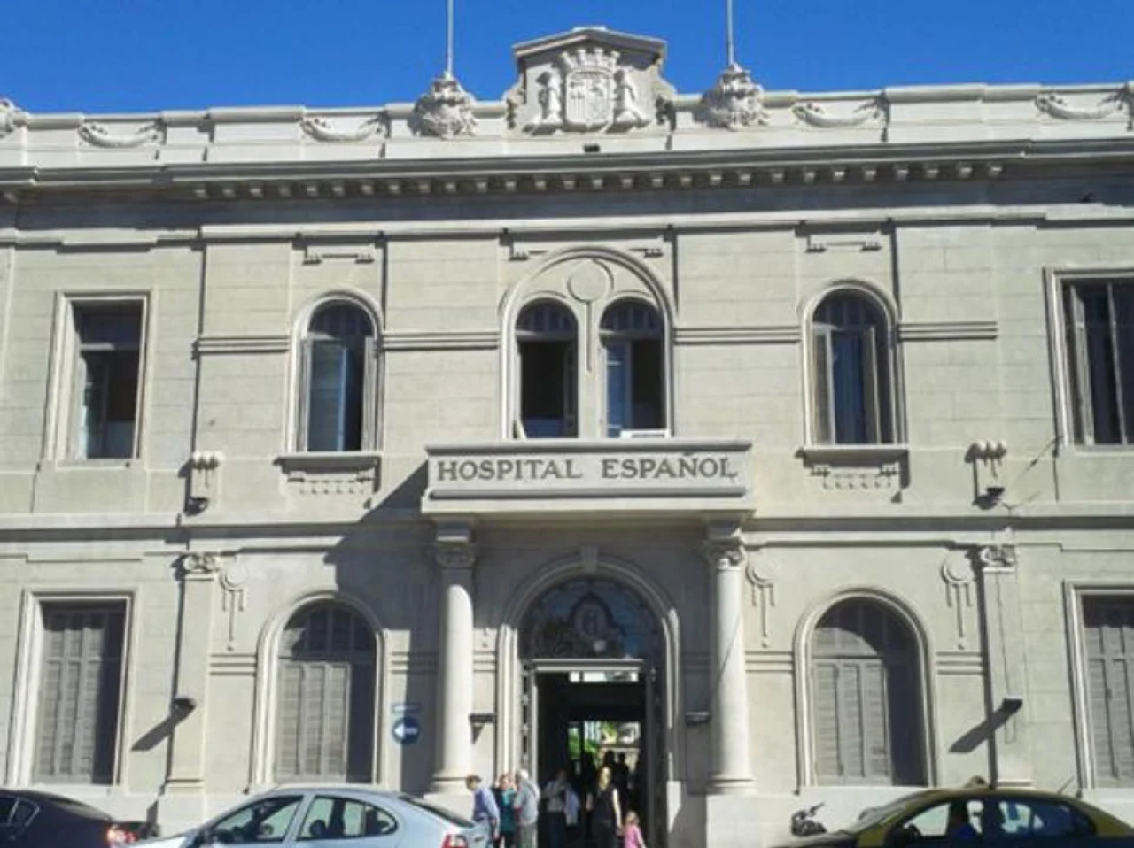 Hospital Español; Rosario. Foto: Agencia Noticias Argentinas/Redes.