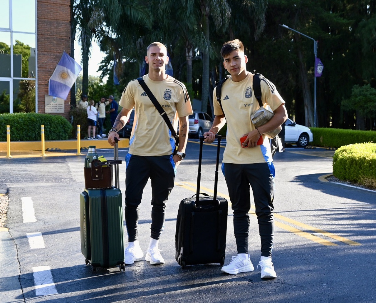 Los jugadores de la Selección Argentina Sub 20. Foto: X @Argentina.