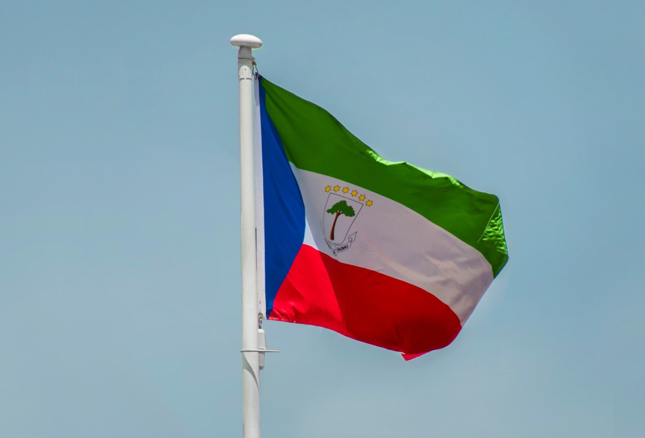 Bandera de Guinea Ecuatorial. Foto: Unsplash.