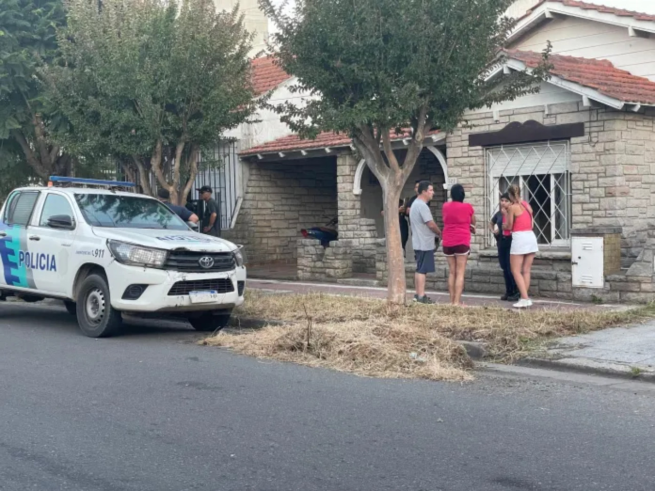 El domicilio donde encontraron a la jubilada muerta. Foto: Agencia Noticias Argentinas / redes