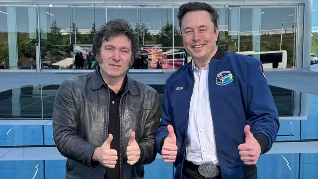 Javier Milei y Elon Musk. Foto: NA.