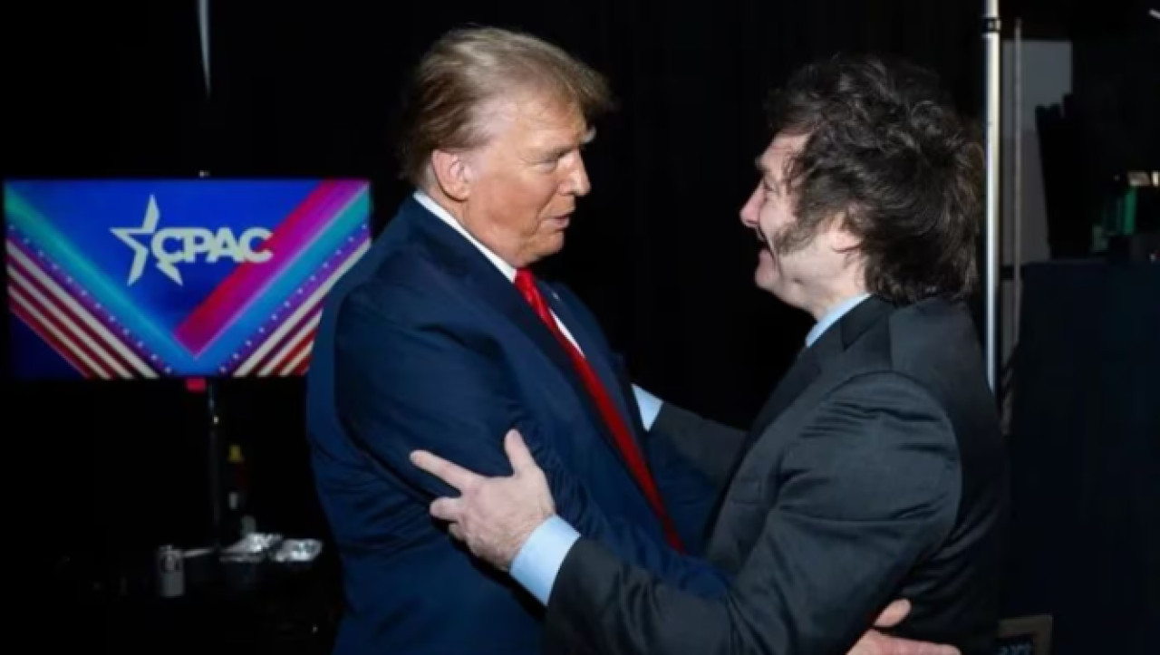 Donald Trump y Javier Milei. Foto: Presidencia.