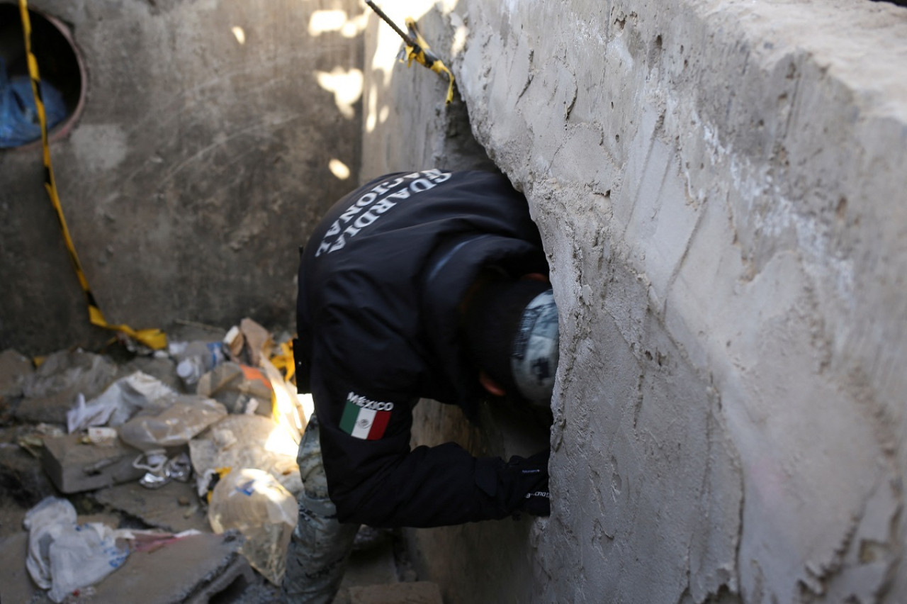 El túnel subterráneo que conectaba Ciudad Juárez con El Paso. Foto: Reuters (Carlos Sánchez)