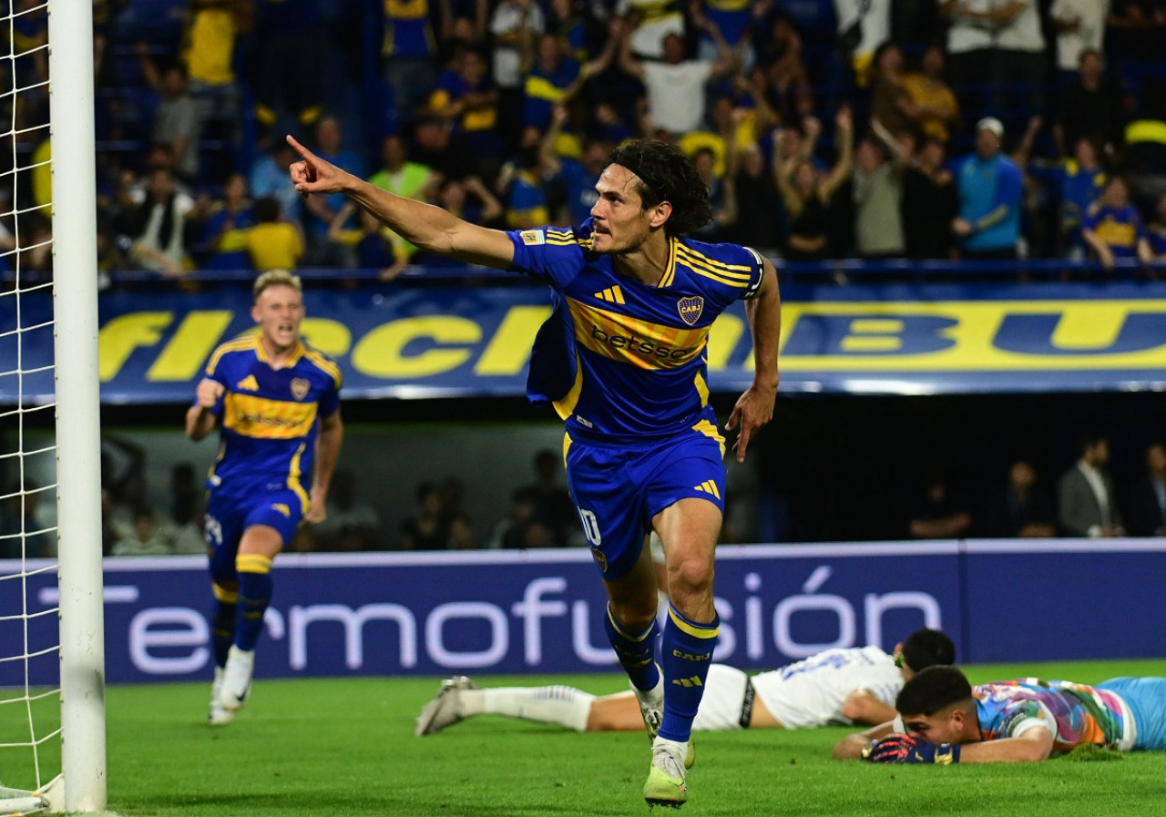 Edinson Cavani; Boca Juniors. Foto: NA (Maximiliano Luna)