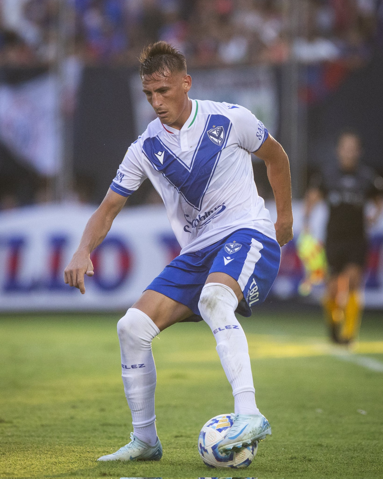 Braian Romero, jugador del Fortín. Foto: X @Velez.