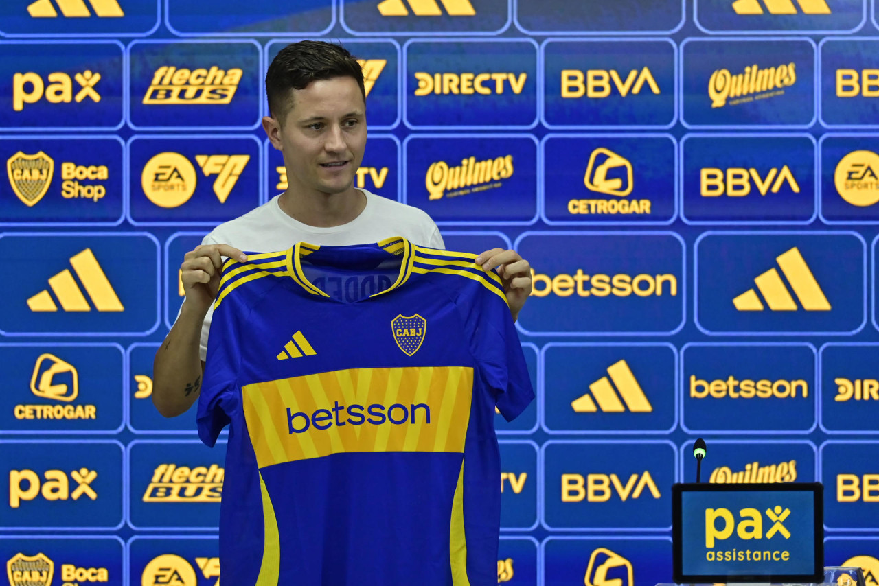 Presentación de Ander Herrera. Foto: EFE/ Matías Martín Campaya.