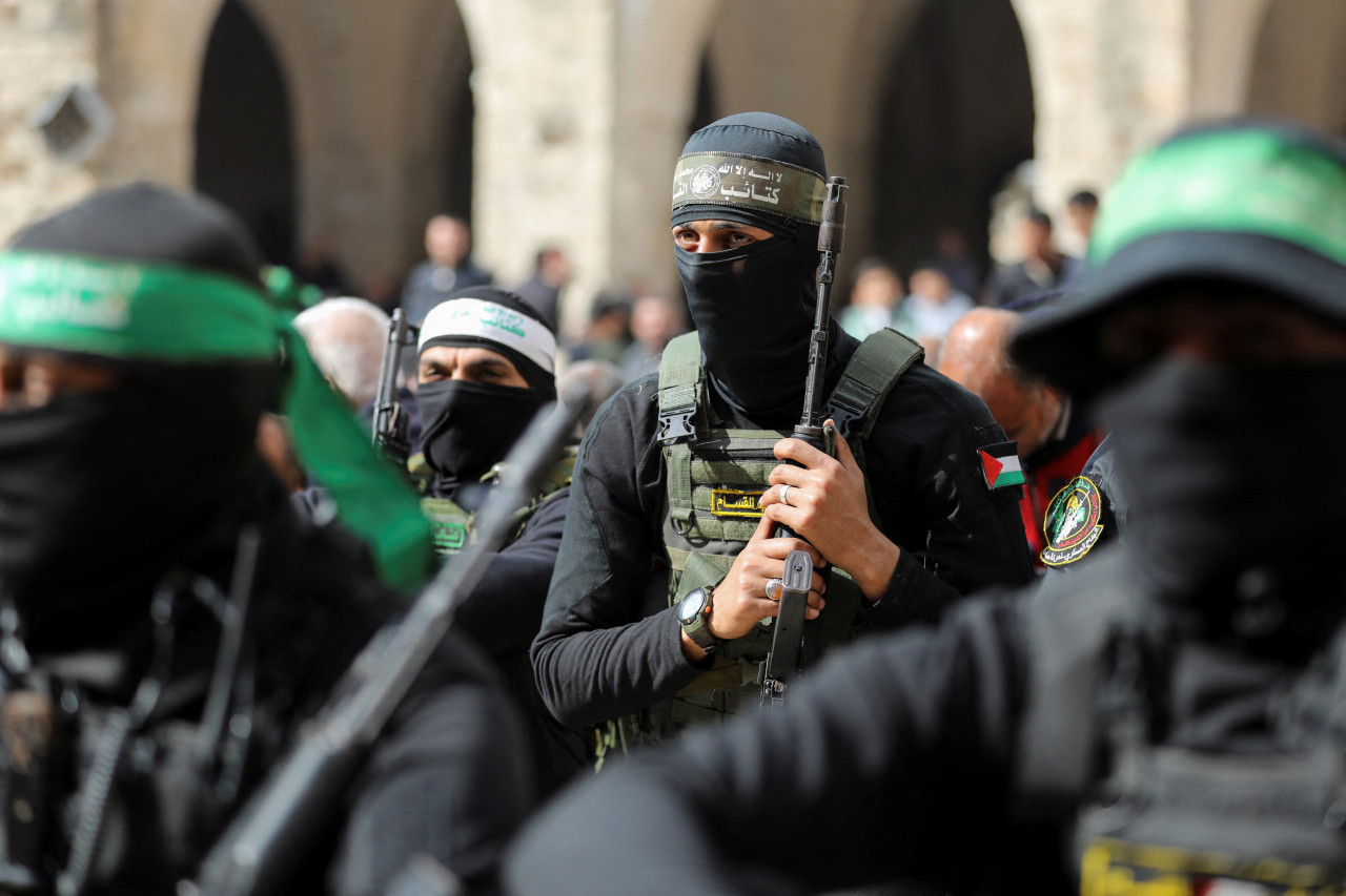 Soldados de Hamás. Foto: Reuters/Dawoud Abu Alkas