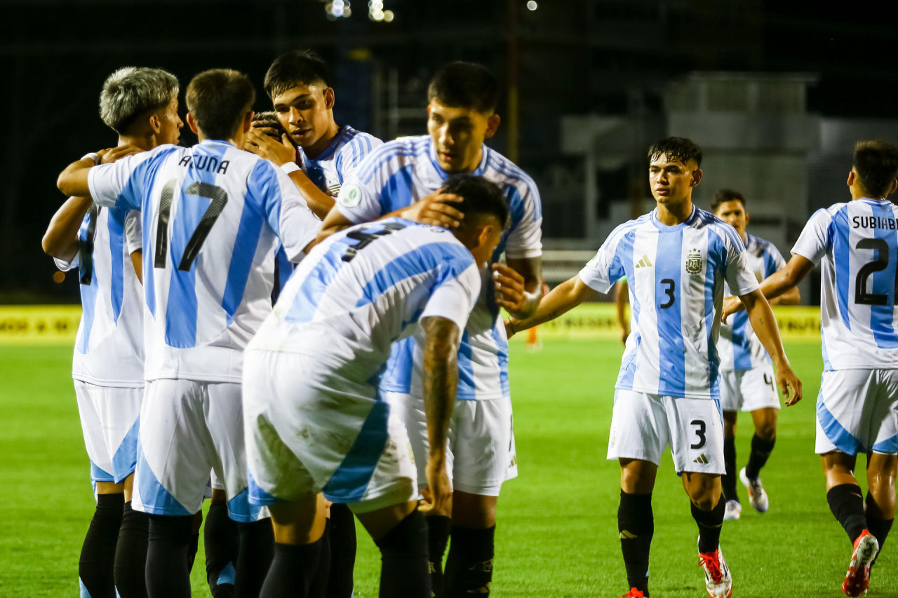 Sudamericano sub 20 2025, Argentina vs. Brasil. Foto: EFE