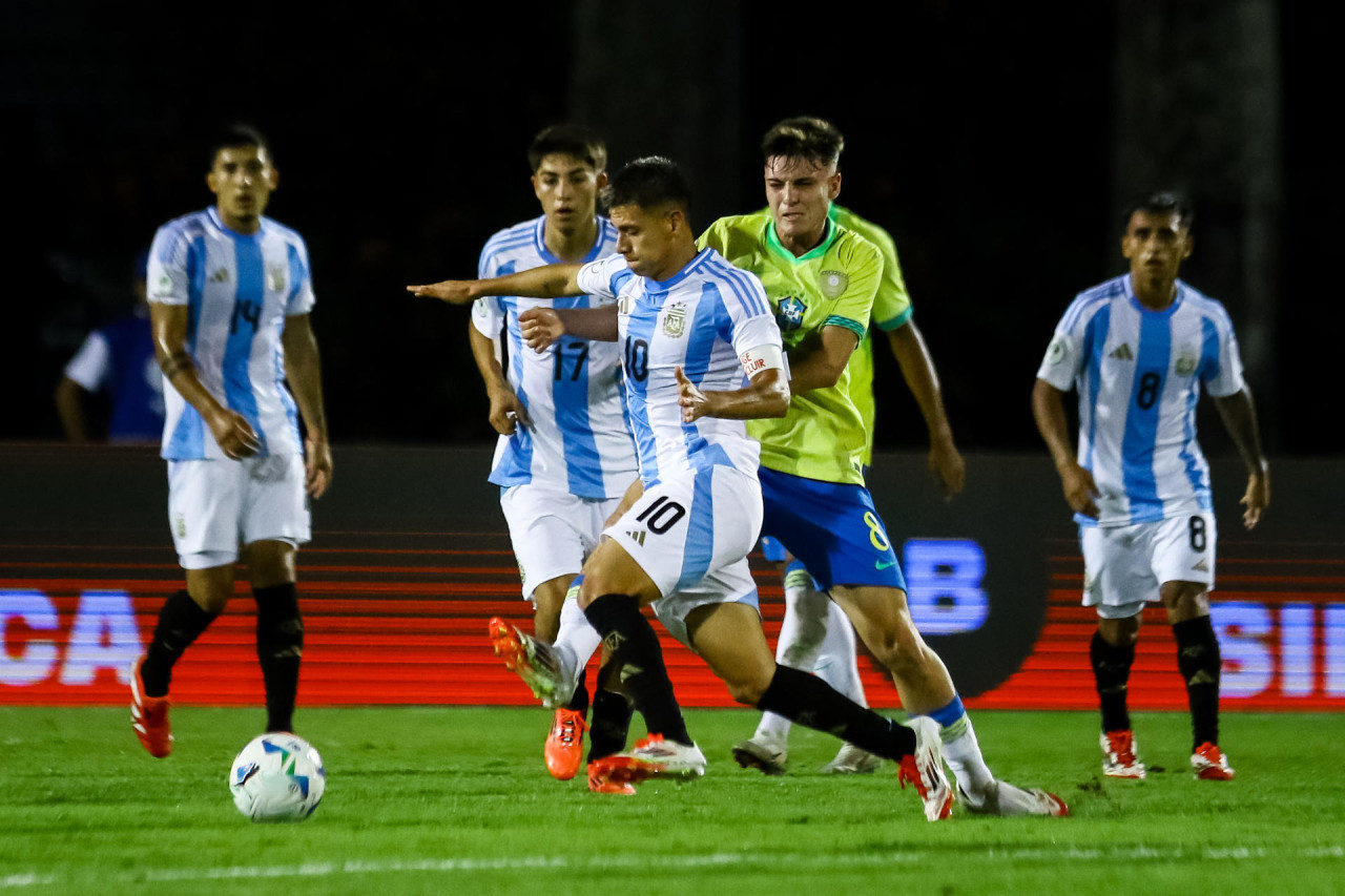 Argentina Sub 20 vs Brasil. Foto: EFE / Juan Carlos Hernández