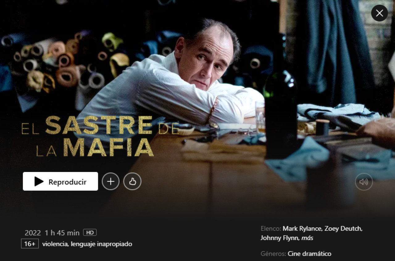 "El sastre de la mafia", serie. Foto: Netflix.