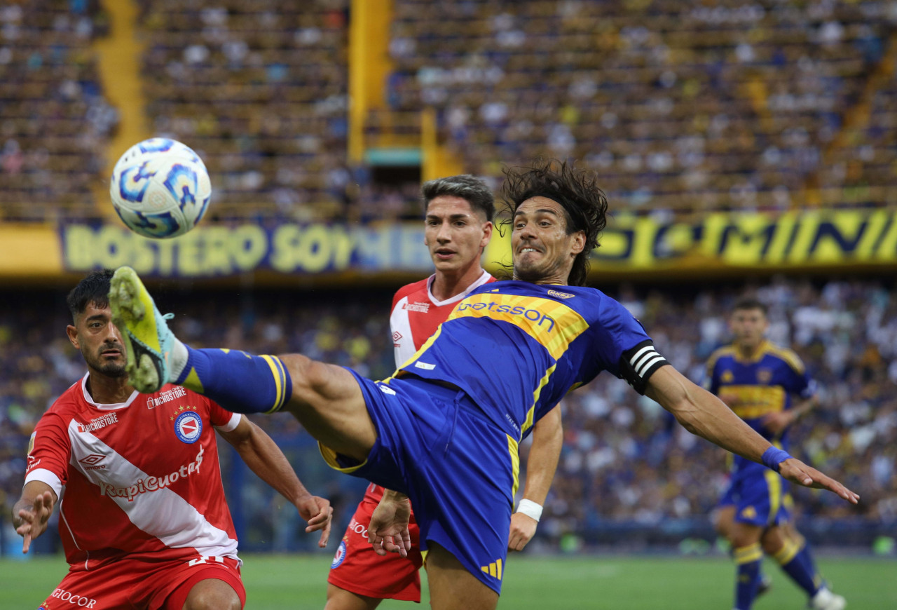 Boca vs. Argentinos Juniors. Foto: NA (Damián Dopacio)