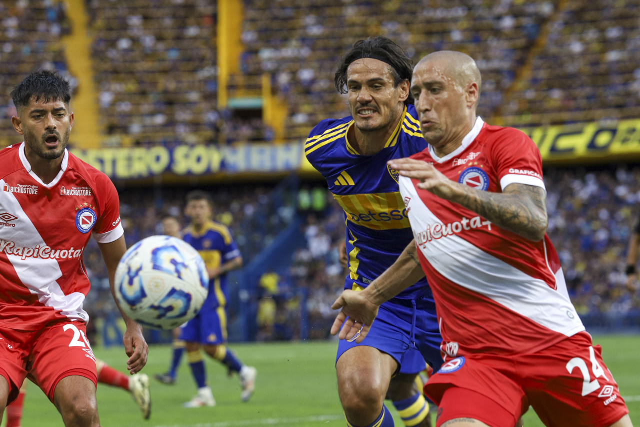 Boca Juniors vs. Argentinos Juniors. Foto: NA (Maximiliano Luna)