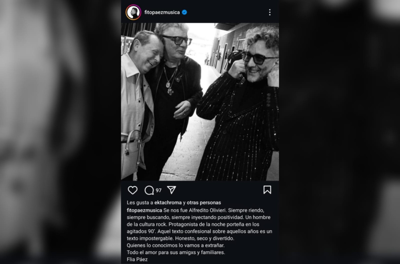 La despedida de los famosos a Alfred Oliveri, el notero de CQC que se convirtió en productor y director. Foto: Instagram.