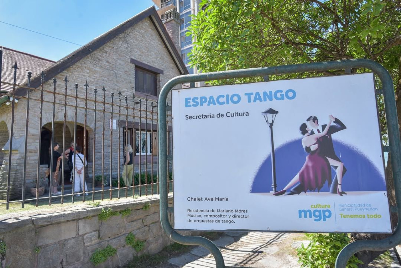 Espacio Tango, ex casa de Mariano Mores, en Mar del Plata. Foto: Turismo Mar del Plata