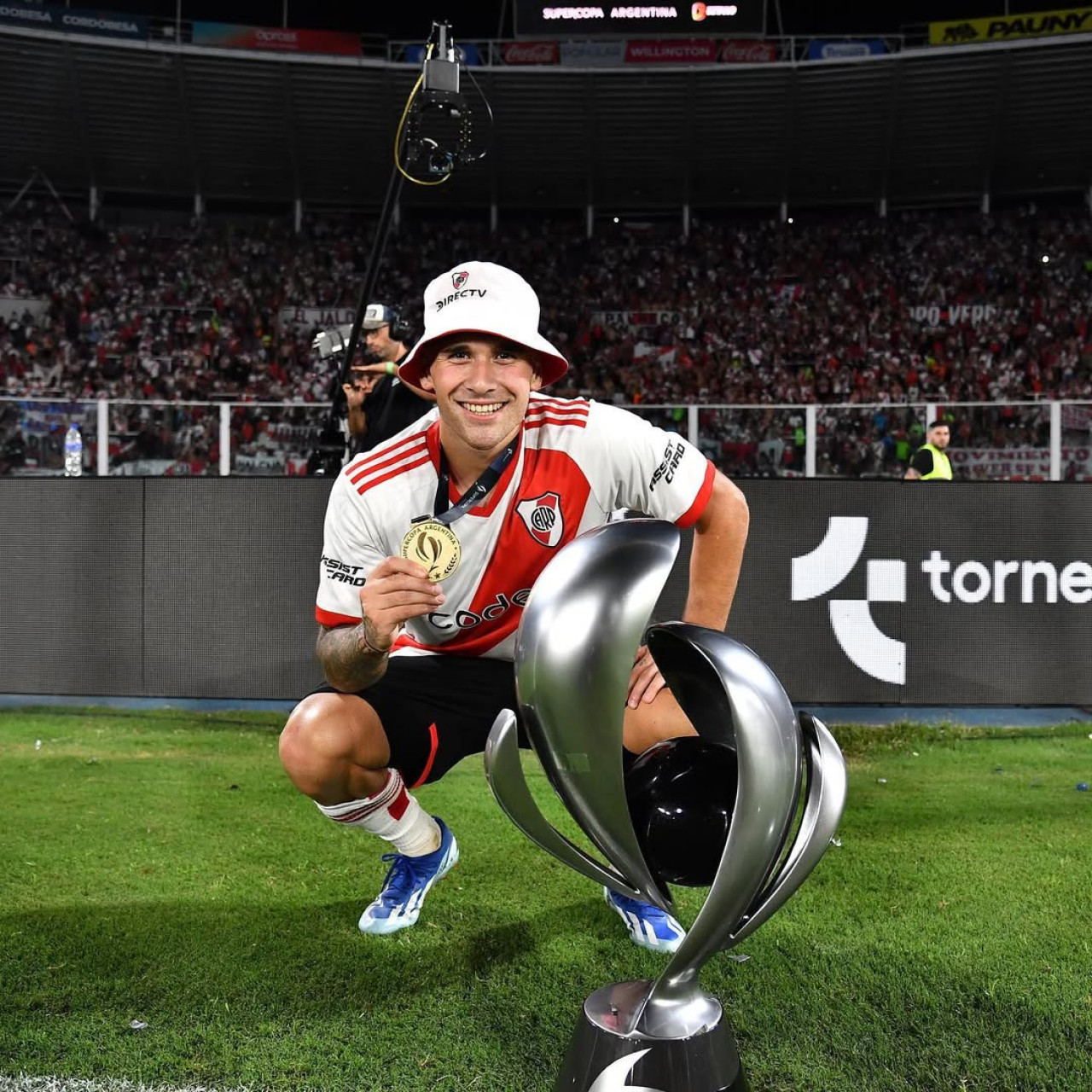 Rodrigo Villagra fue campeón en River. Foto: Instagram Rodrigo_villagra15