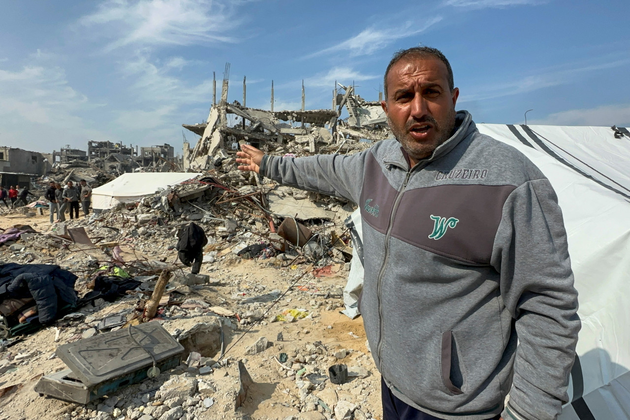 Franja de Gaza; palestinos. Foto: Reuters/Moaz Abu Taha.