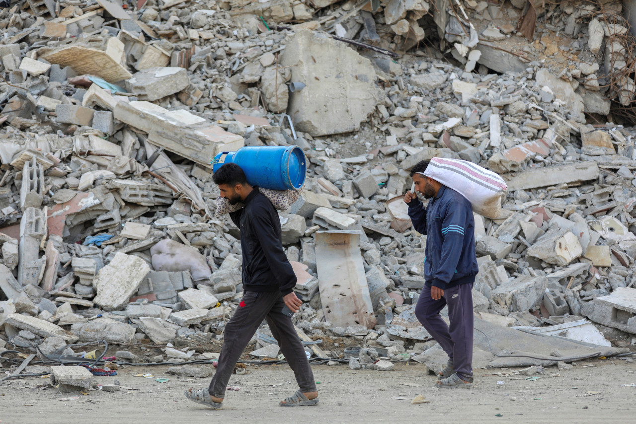 Franja de Gaza; palestinos. Foto: Reuters/Dawoud Abu Alkas.