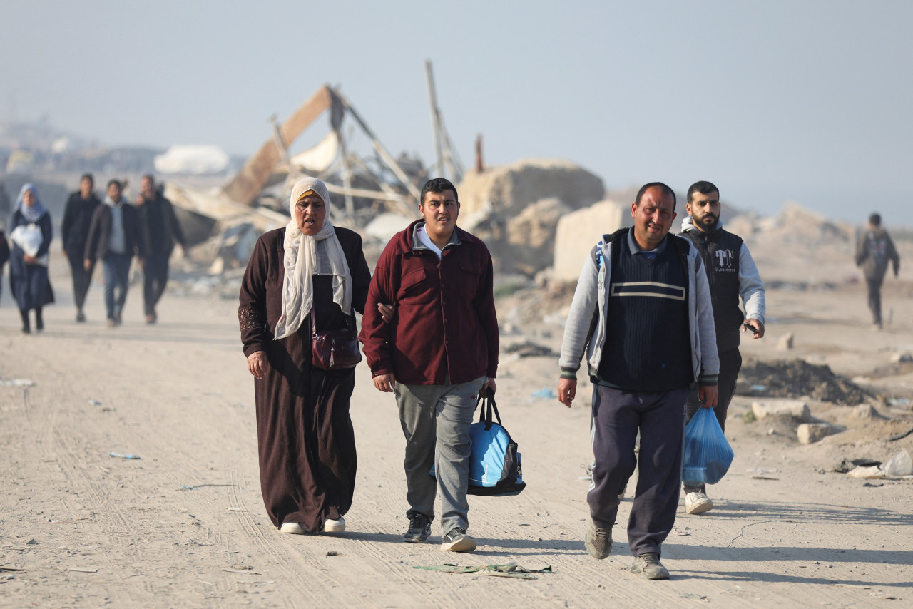 Franja de Gaza; palestinos. Foto: Reuters/Dawoud Abu Alkas.