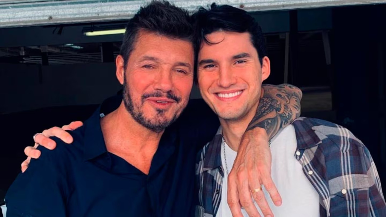 Marcelo y Francisco Tinelli. Foto: Instagram/marcelotinelli