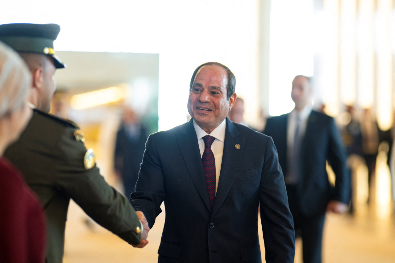 Abdelfatah Al Sisi, presidente de Egipto. Foto: Reuters.