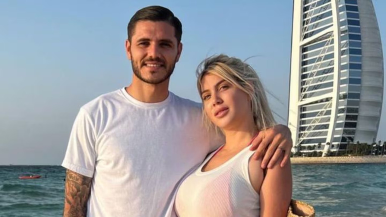 Mauro Icardi y Wanda Nara. Foto: redes sociales