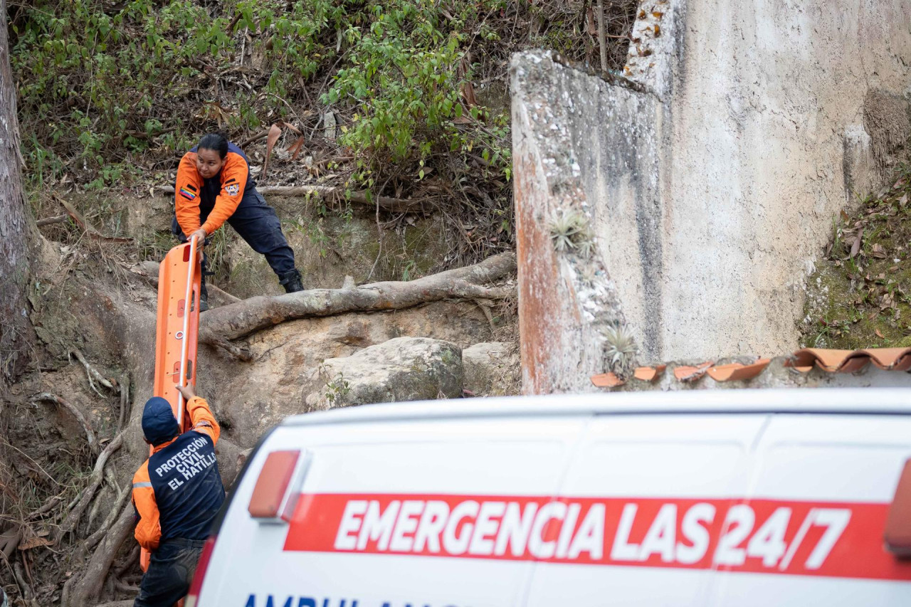 Accidente aéreo en Venezuela que dejó tres muertos. Foto: EFE.