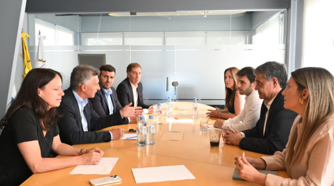 Mauricio Macri encabezó una reunión del PRO. Foto: PRO.