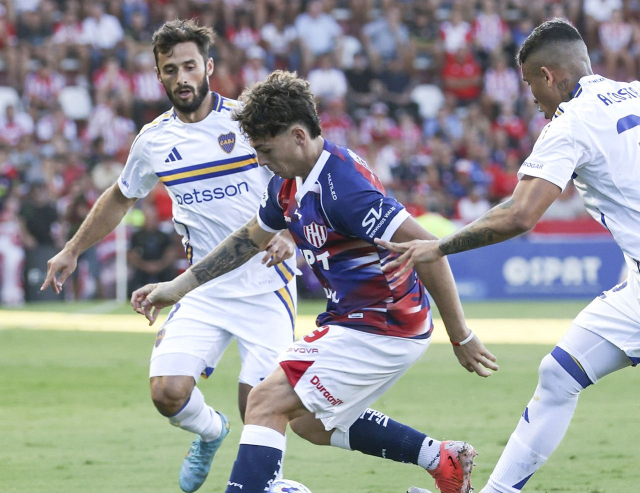 Liga Profesional de Fútbol, Unión vs. Boca. Foto: NA.