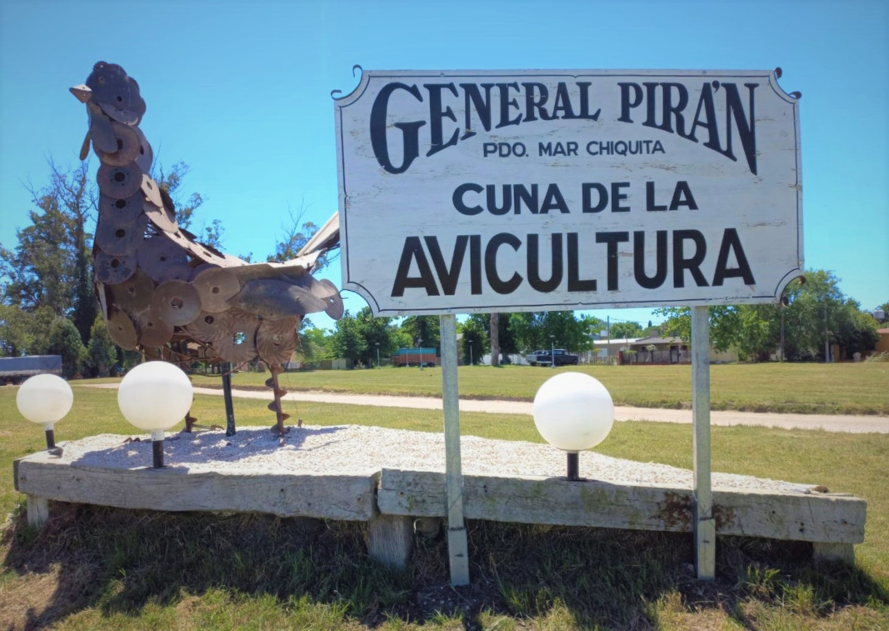 General Pirán, en Buenos Aires. Foto: Prensa Mar Chiquita.