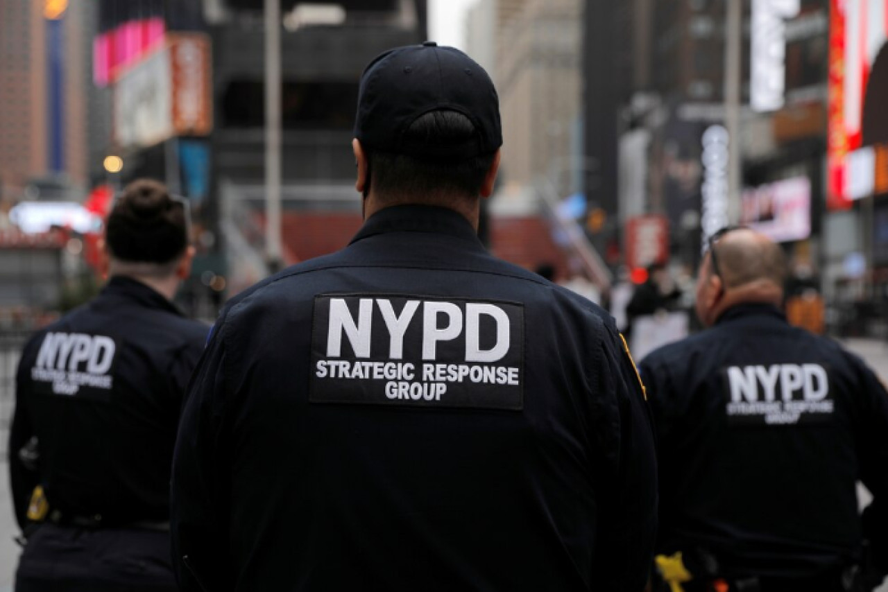 Policia de Nueva York. Foto: REUTERS.