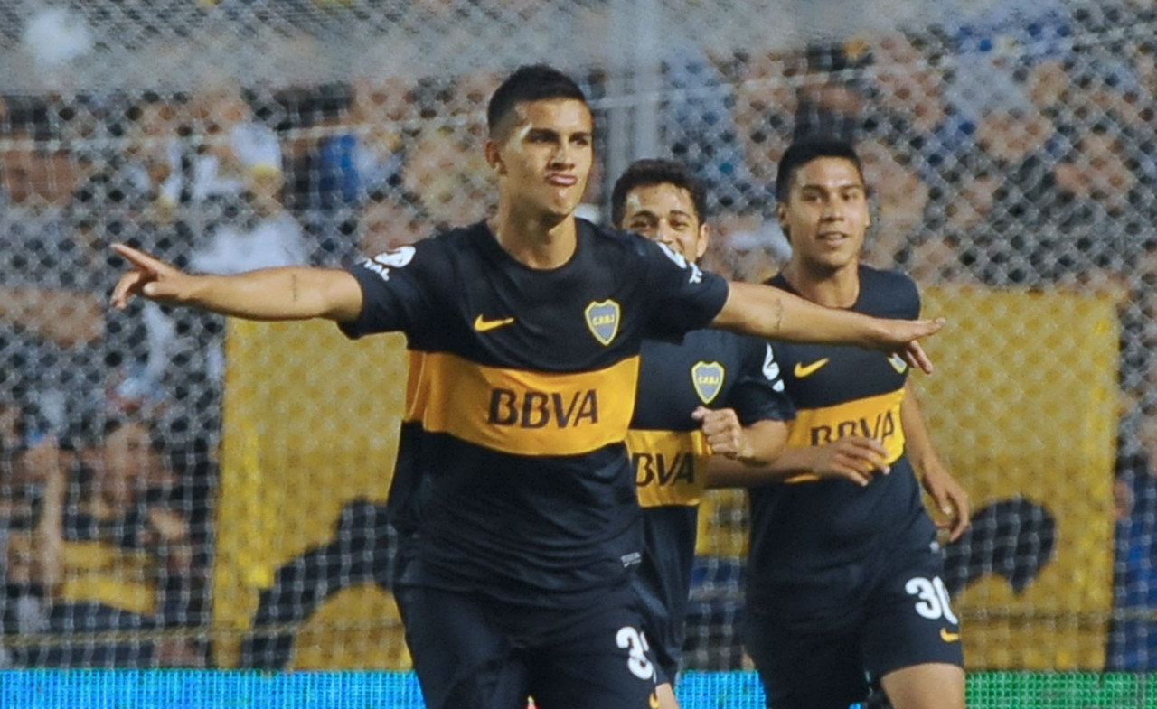 Leandro Paredes en Boca. Foto: NA/Claudio Perin