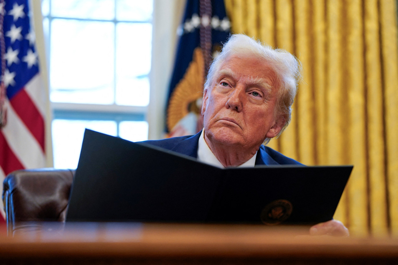 Donald Trump, presidente de Estados Unidos. Foto: Reuters/Elizabeth Frantz.