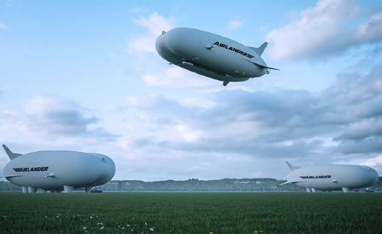 Así va a ser el avión más grande del mundo. Foto: Instagram @airlander_official