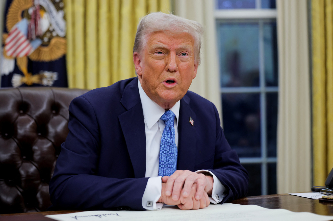 Donald Trump, presidente de Estados Unidos. Foto: Reuters (Carlos Barria)