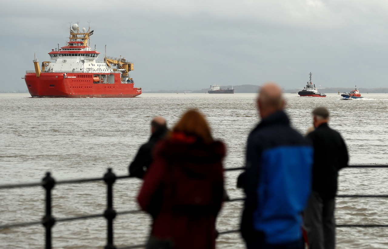 Buque RRS Sir David Attenborough. Foto: Reuters (Jason Cairnduff)