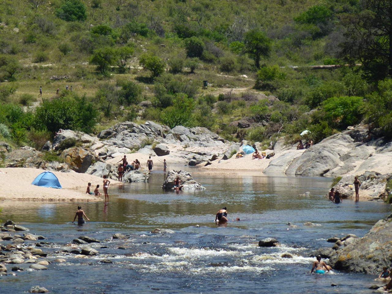 Cuesta Blanca, balneario de Córdoba. Foto: cordobaturismo.gov.ar