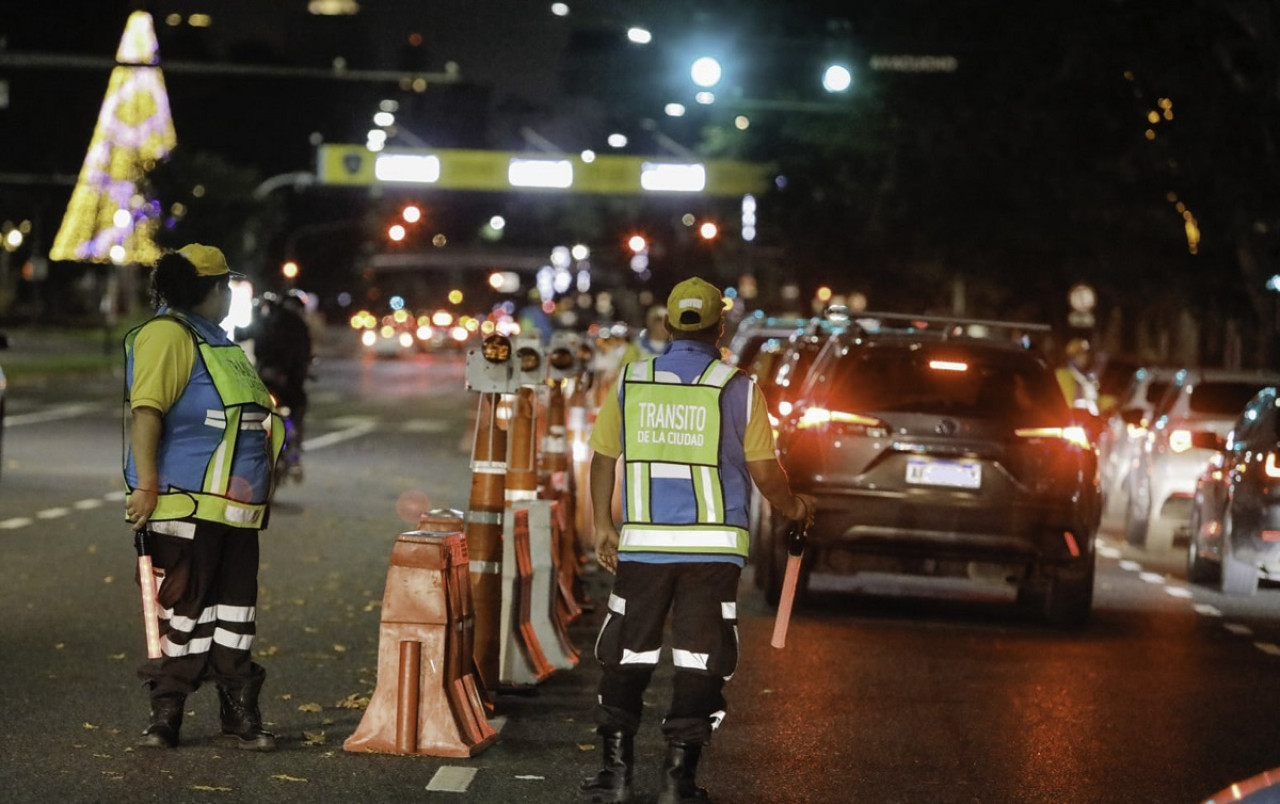 Control de tránsito en la Ciudad de Buenos Aires. Foto: NA.