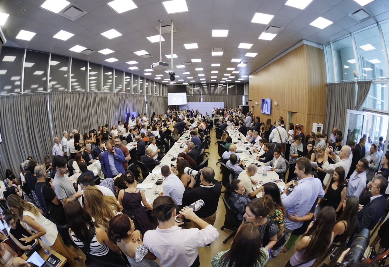 Debate en comisión para la suspensión de las PASO. Foto: NA.