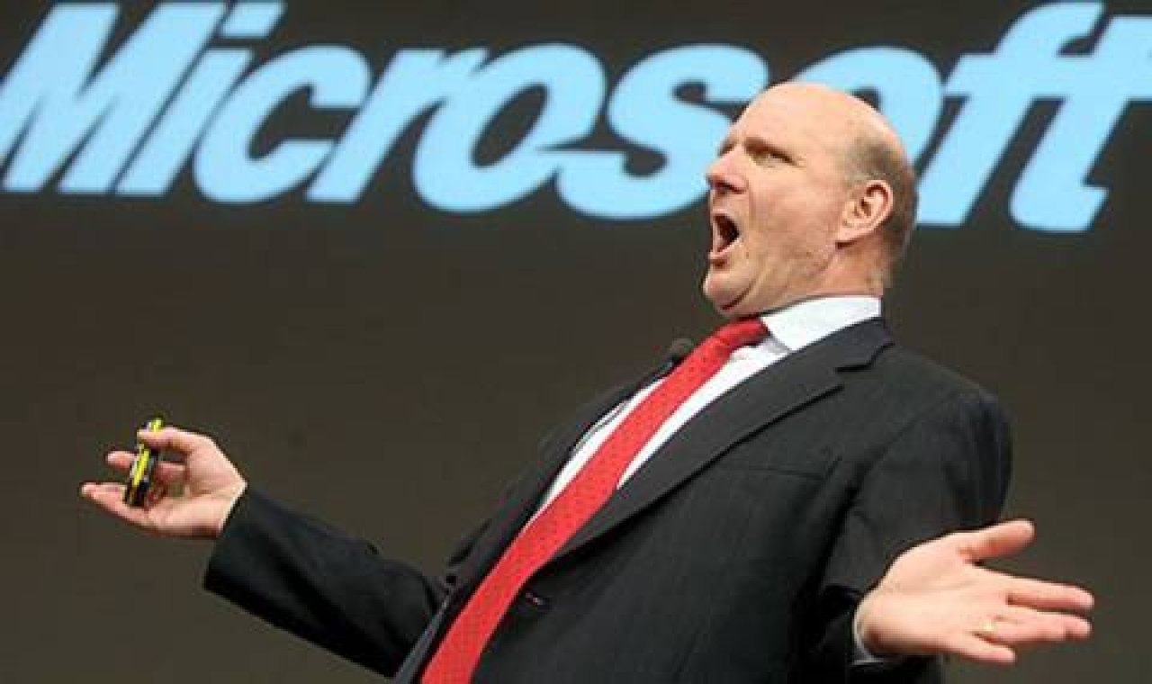 Steve Ballmer, ex director ejecutivo de Microsoft. Foto: X/@DayTechHistory.