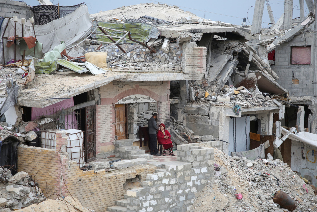 Estados Unidos "tomará el control" de la Franja de Gaza, según Trump. Foto: Reuters/Hatem Khaled