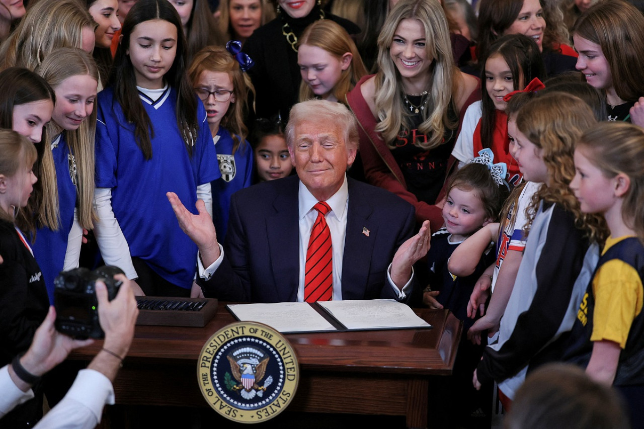 Donald Trump, presidente de Estados Unidos. Foto: Reuters (Leah Millis)