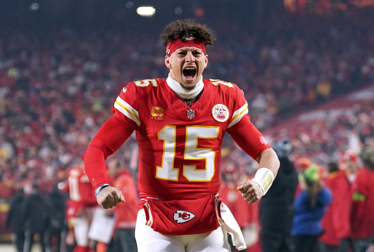 Patrick Mahomes, figura de los Kansas City Chiefs. Foto: REUTERS.