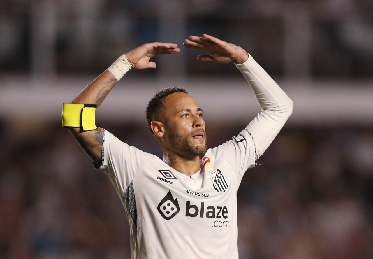 Neymar volvió al Santos. Foto: Reuters/Carla Carniel.