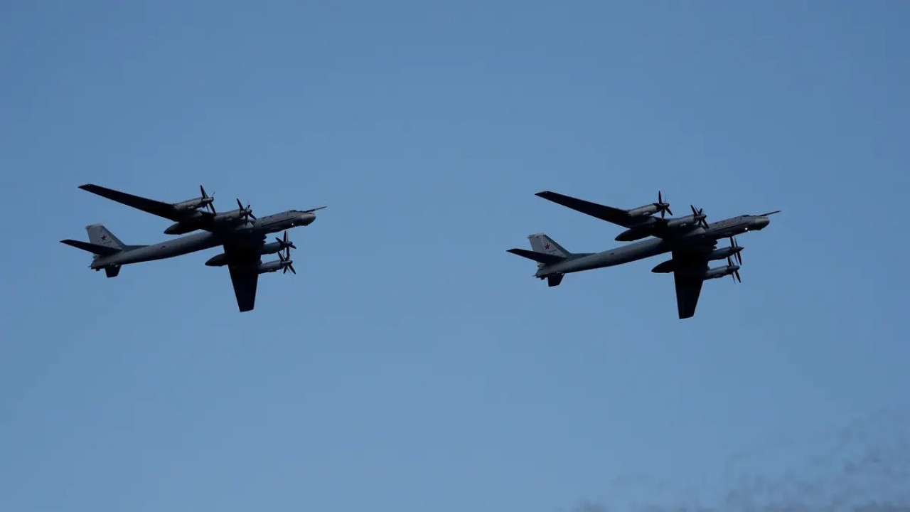 Aviones bombarderos TU-95MS. Foto: Reuters.