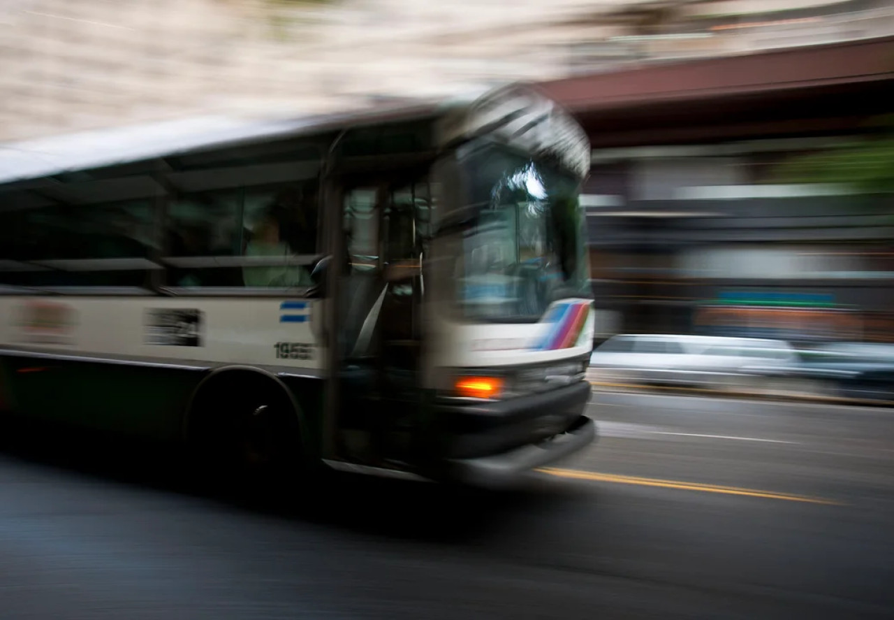 Colectivo, transporte público. Foto: NA