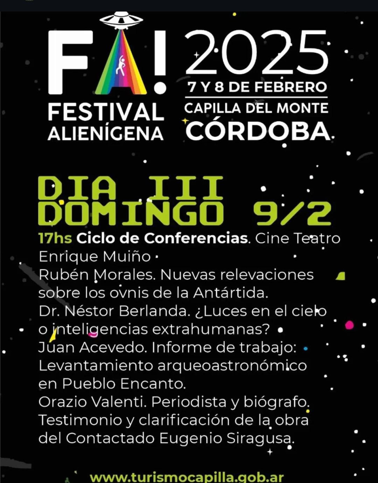 Llega el Festival Alienígena 2025. Foto: Instagram / festivalalienigenaoficial.