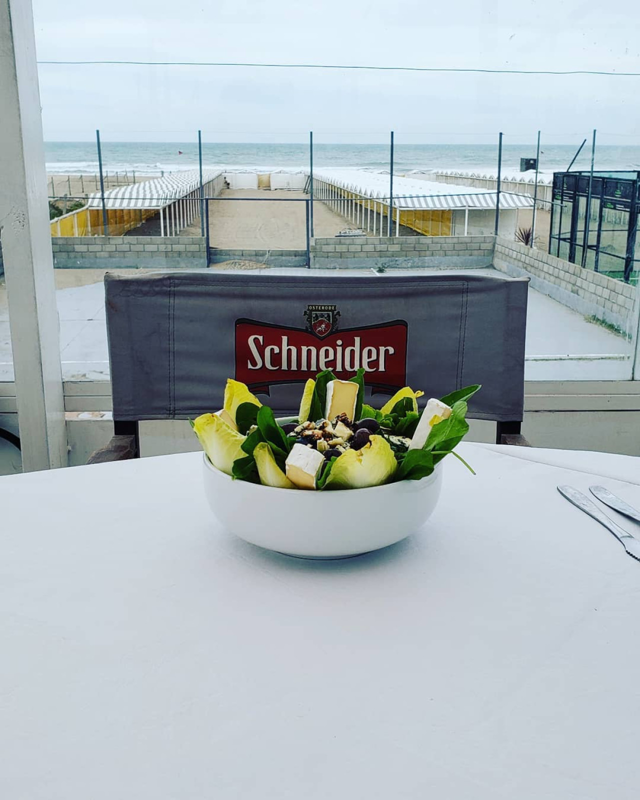 Ensalada en Balneario 12. Foto Instagram @balneario12