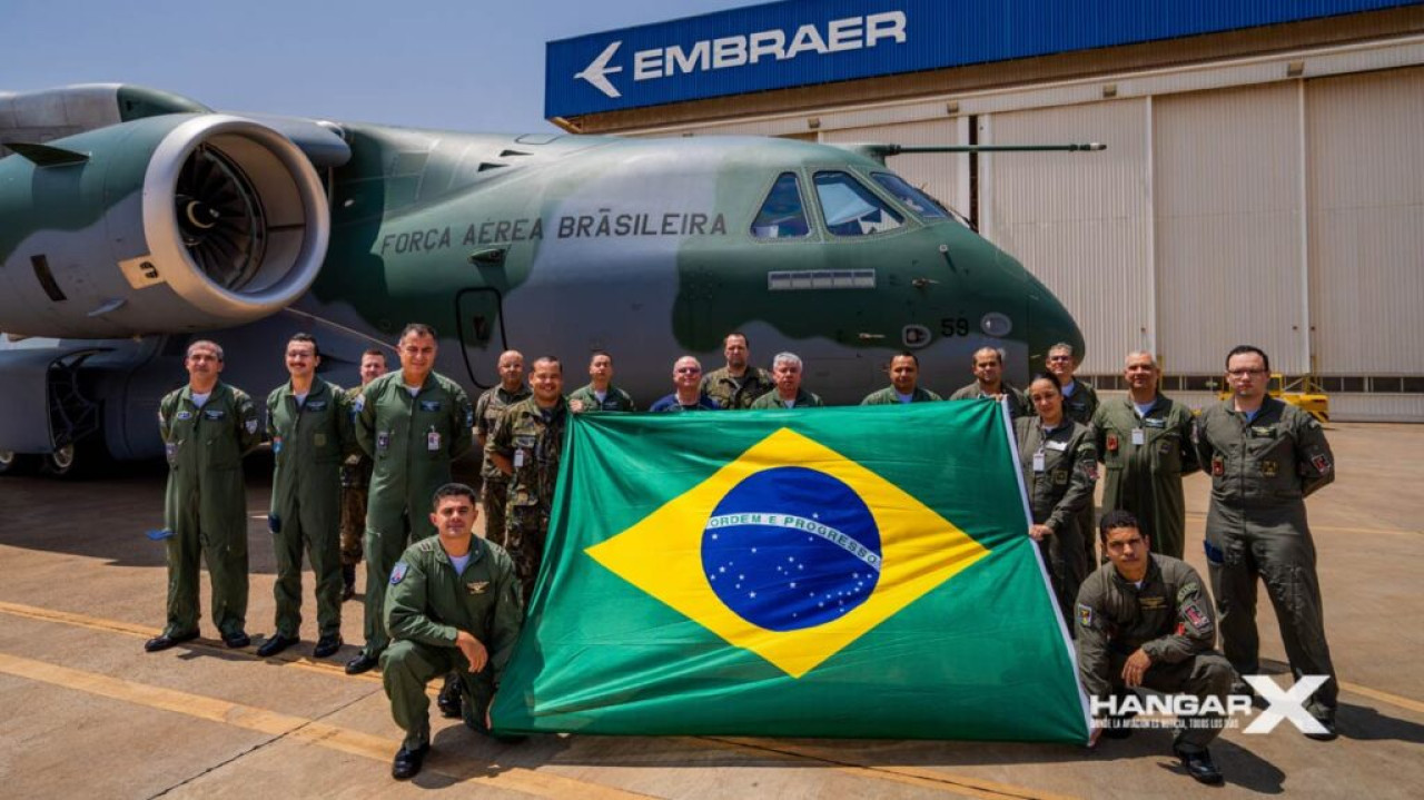 Fuerza Aérea Brasileña. Foto. X / @HangarX.