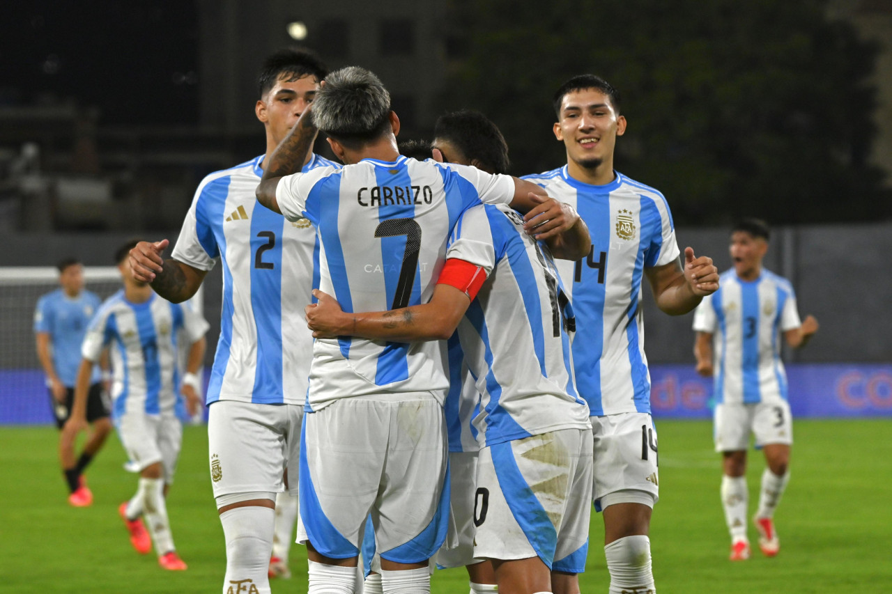 Selección Argentina Sub 20. Foto: X @Argentina